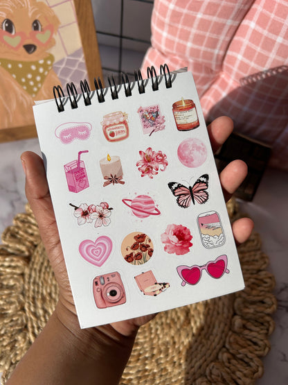 My sticker book - variant Pink