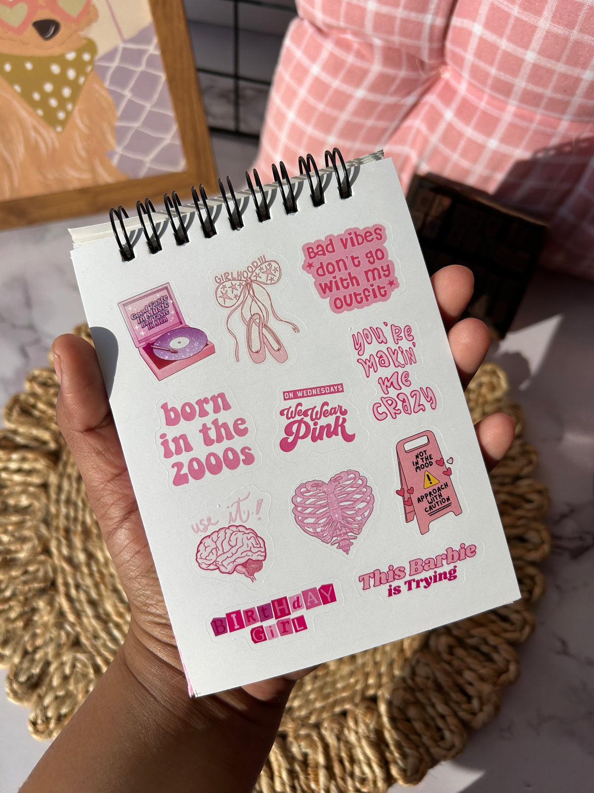 My sticker book - variant Pink