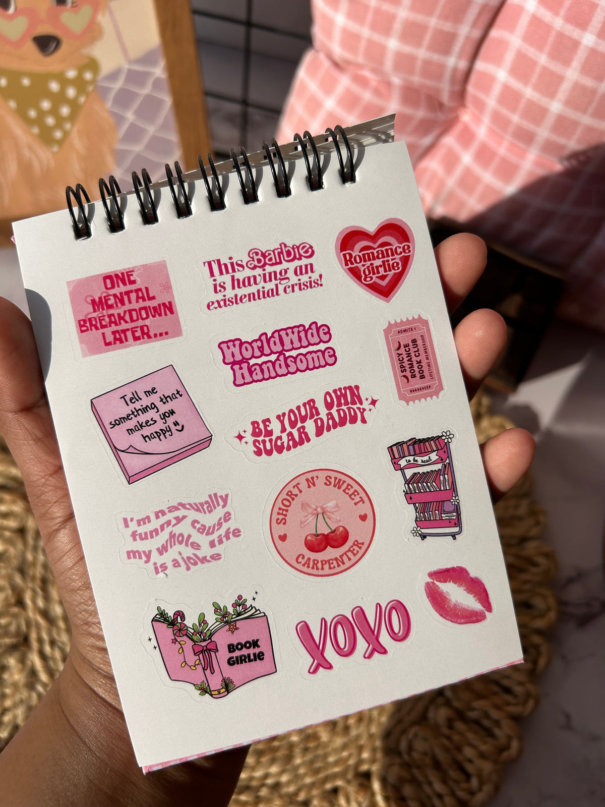 My sticker book - variant Pink