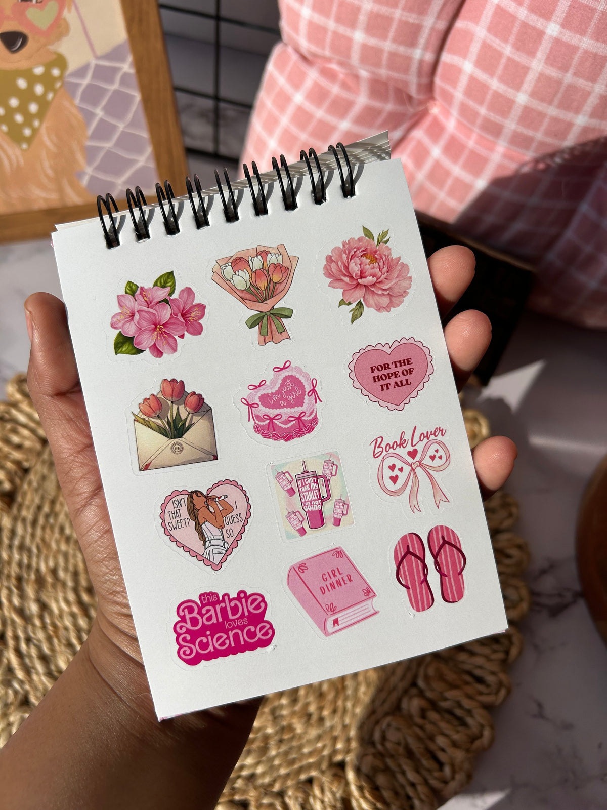 My sticker book - variant Pink
