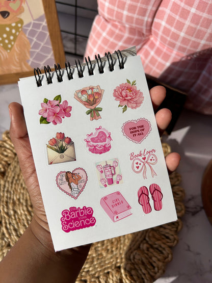 My sticker book - variant Pink