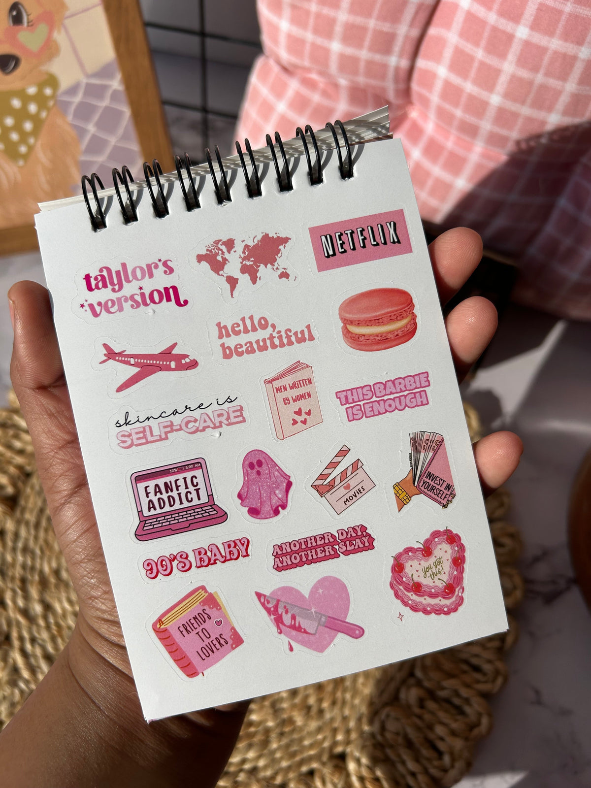 My sticker book - variant Pink