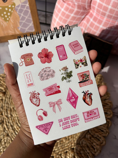 My sticker book - variant Pink