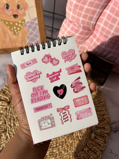 My sticker book - variant Pink