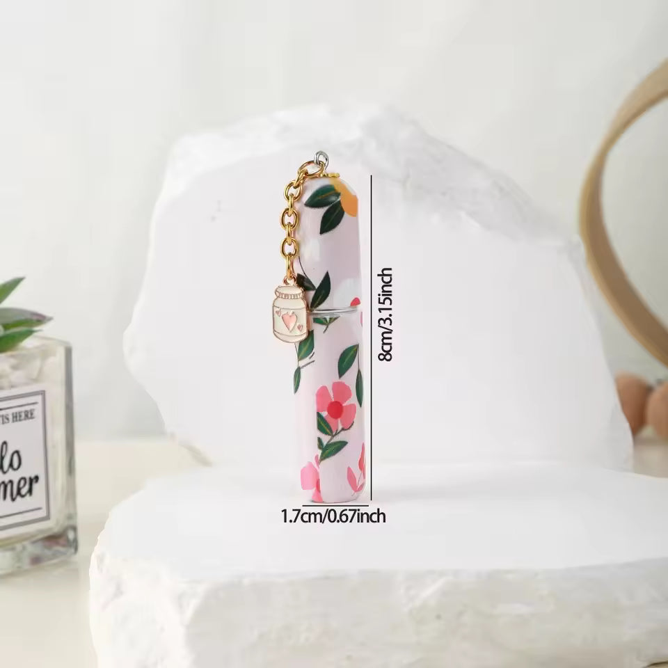 Mini Plastic Perfume Travel Case Empty Perfume Spray Bottle