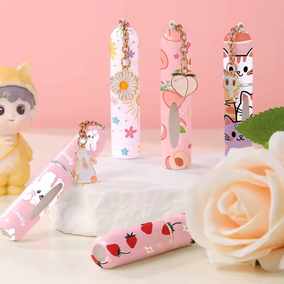 Mini Plastic Perfume Travel Case Empty Perfume Spray Bottle