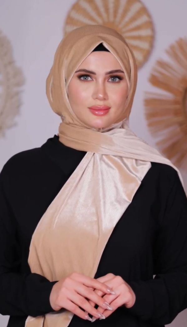 Velvet-Silk Shawl Hijab