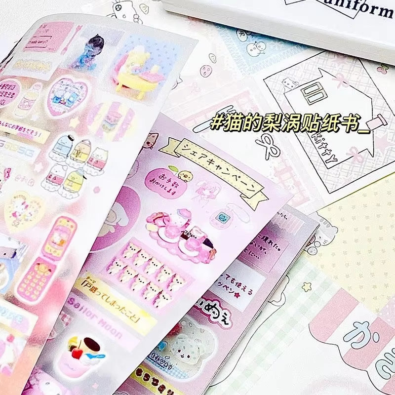 Japanese Girlhood Sticker Book