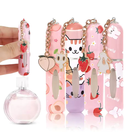 Mini Plastic Perfume Travel Case Empty Perfume Spray Bottle
