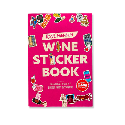 Rosé Mansion Wine Sticker Book
