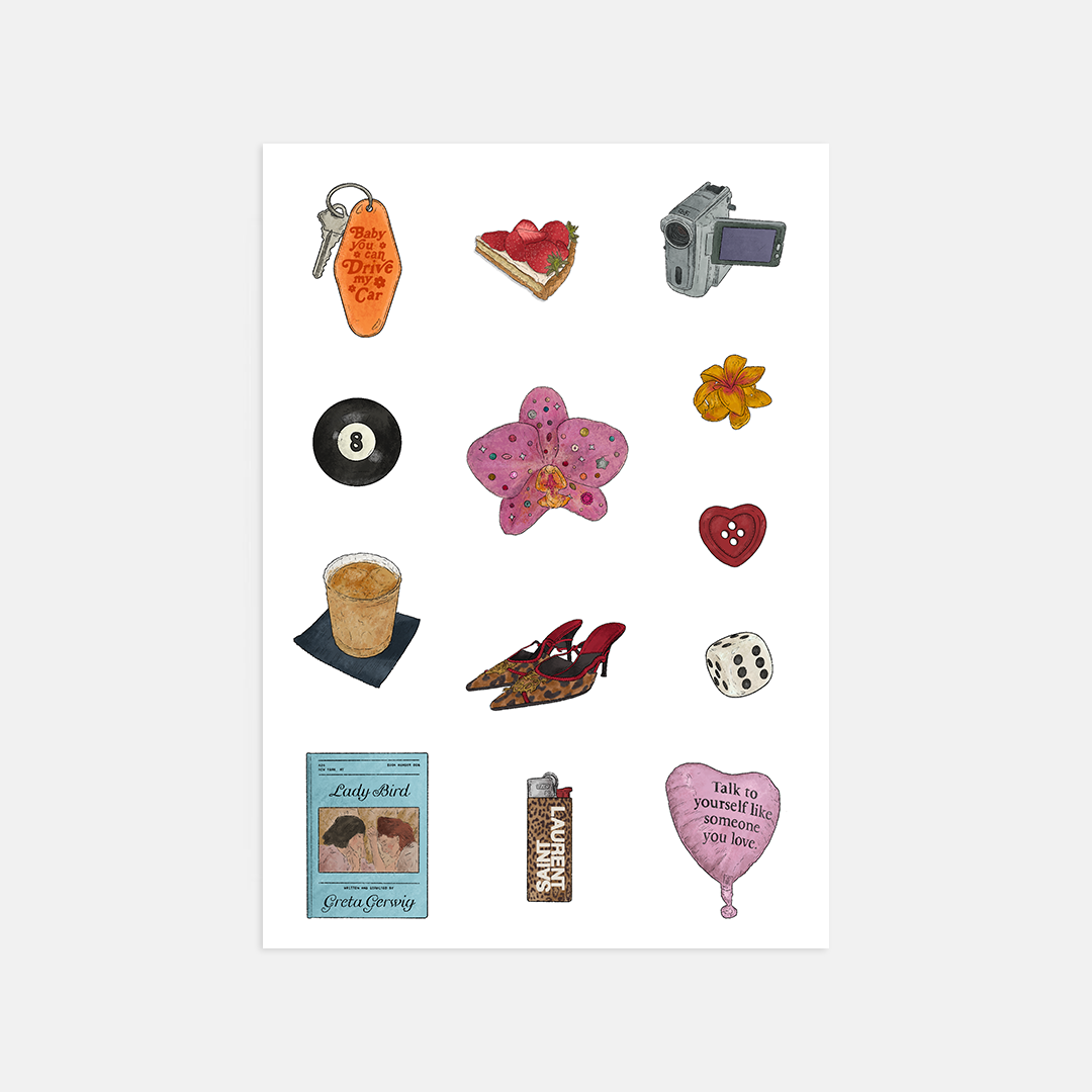 Mini Girlhood Sticker Book