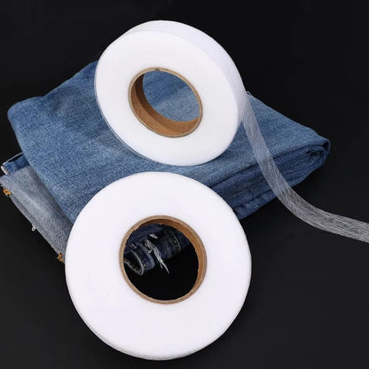 No Sew Hem Tape for Clothes – Strong Double Sided Iron-On Fabric Fix Tape for Pants & Dresses
