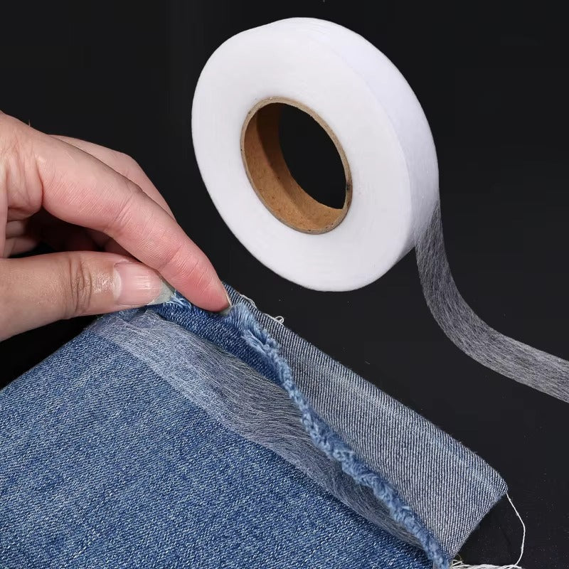 No Sew Hem Tape for Clothes – Strong Double Sided Iron-On Fabric Fix Tape for Pants & Dresses