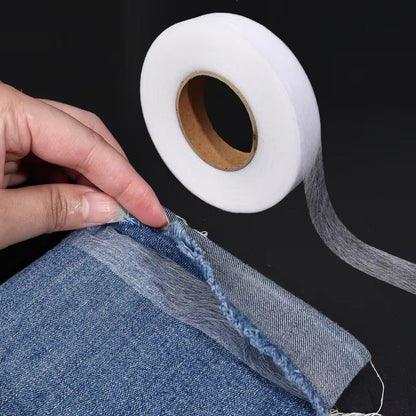 No Sew Hem Tape for Clothes – Strong Double Sided Iron-On Fabric Fix Tape for Pants & Dresses