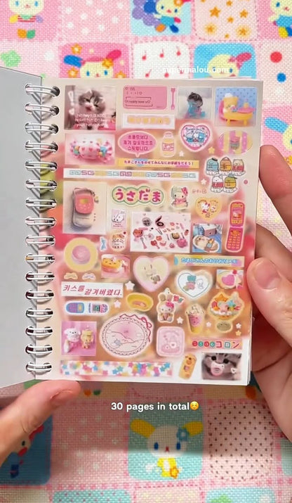 Japanese Girlhood Sticker Book