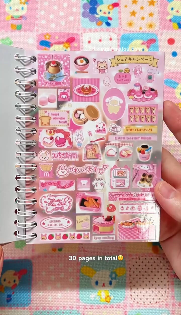 Japanese Girlhood Sticker Book