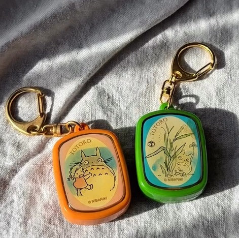 vintage Sekiguchi Ghibli Totoro music box keychains