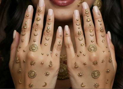 Reusable Embellished Mehendi