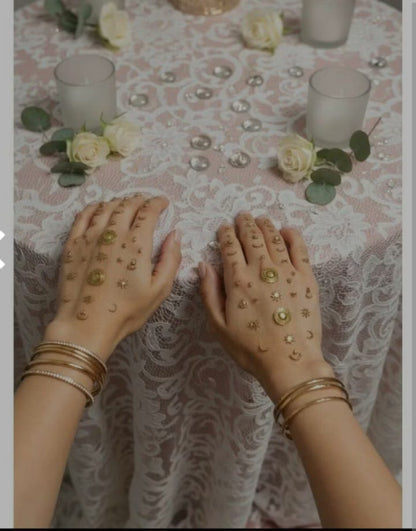 Reusable Embellished Mehendi
