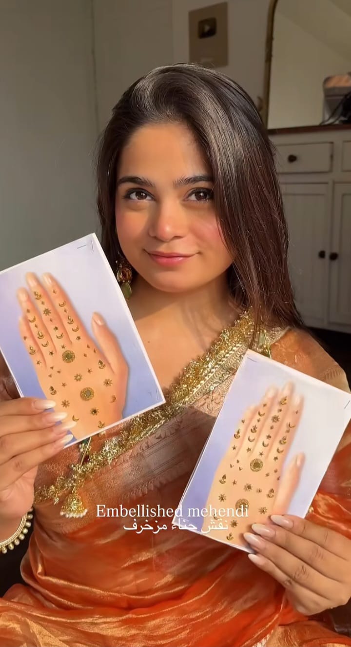 Reusable Embellished Mehendi