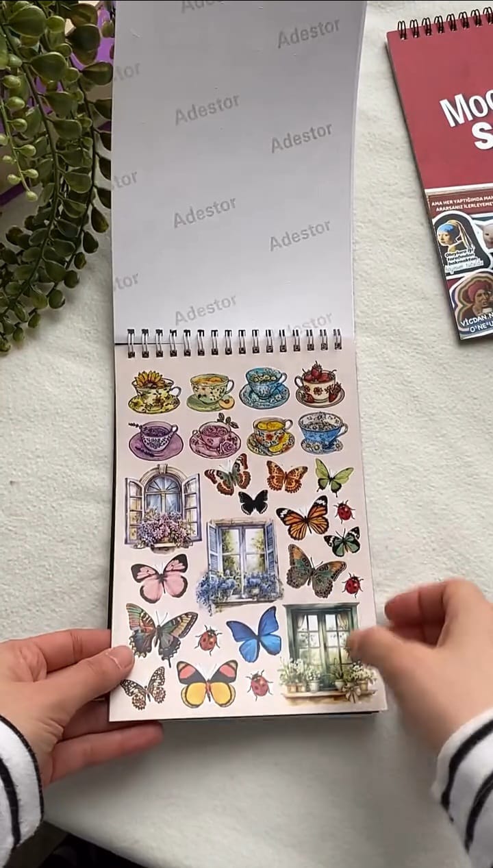Girlie Vintage Sticker Book