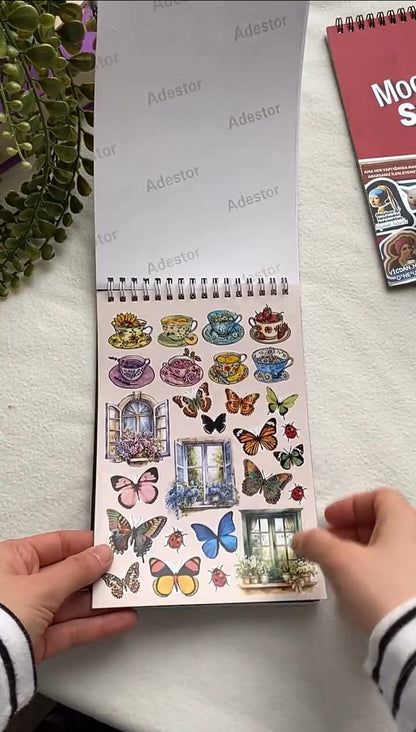 Girlie Vintage Sticker Book