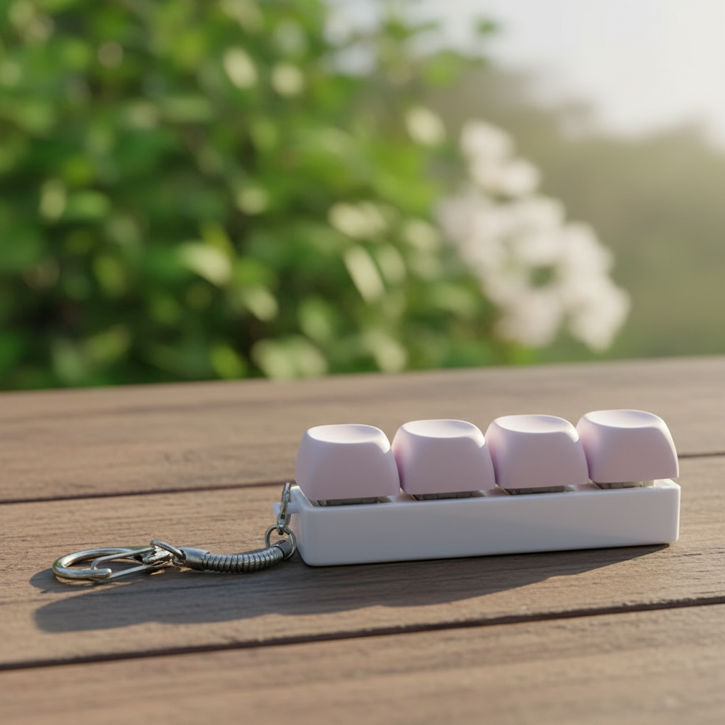ClickCube Mechanical Keychain With Mini Stickers Pack