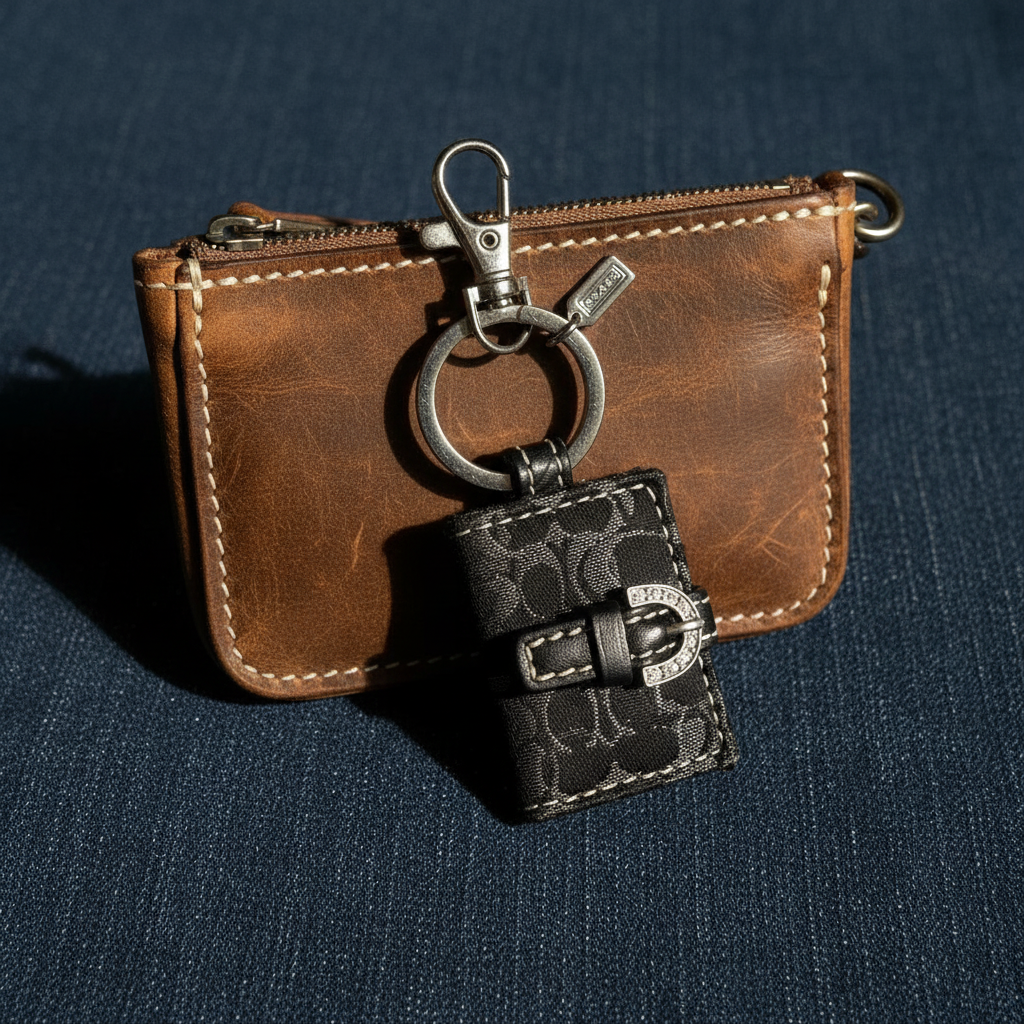Coach Mini Photo Frame Keychain