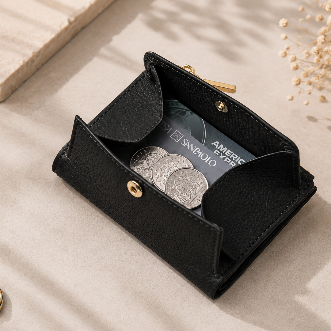 Aesthetic Multi-Purpose Zippered Pocket Purse 👜