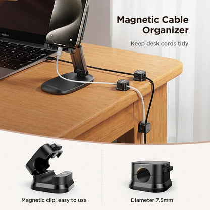 Magnetic Universal Wire Holder – Keep Your Desk Clean & Organized