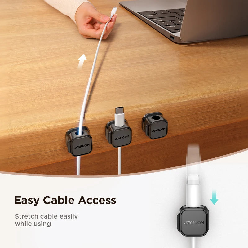 Magnetic Universal Wire Holder – Keep Your Desk Clean & Organized