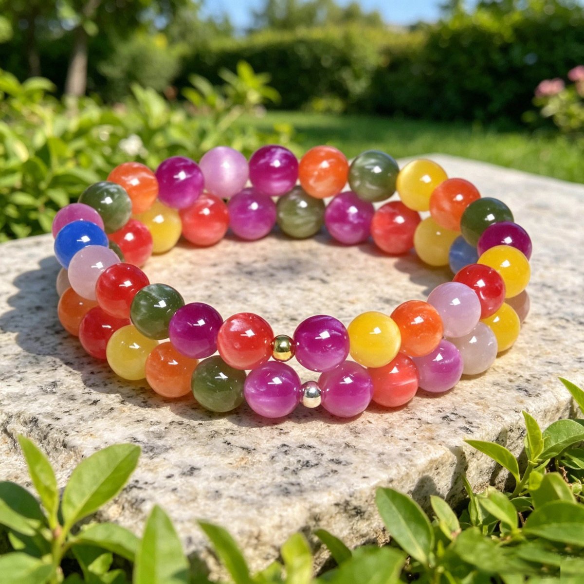 Rainbow UV Reactive Bracelet | Color Changing Bracelet
