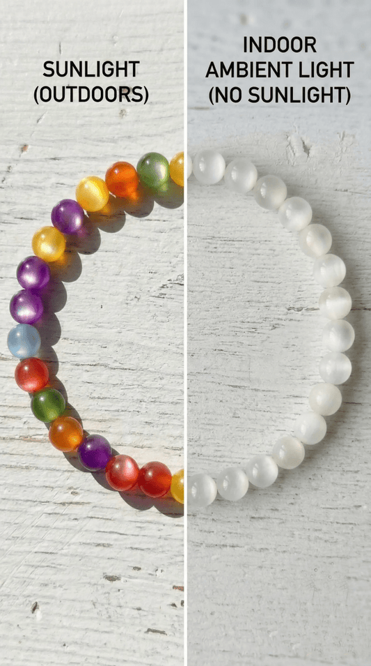 Rainbow UV Reactive Bracelet | Color Changing Bracelet