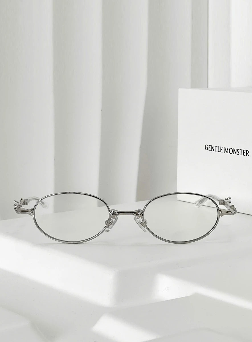Crystal Orbit Foldable Round Glasses