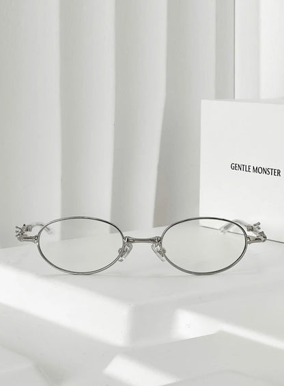 Crystal Orbit Foldable Round Glasses