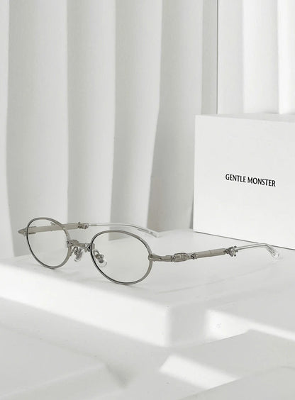 Crystal Orbit Foldable Round Glasses