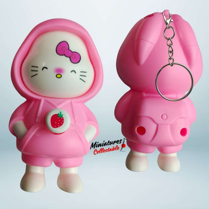 Hello Kitty Face Changing Keychain Cute Keychain