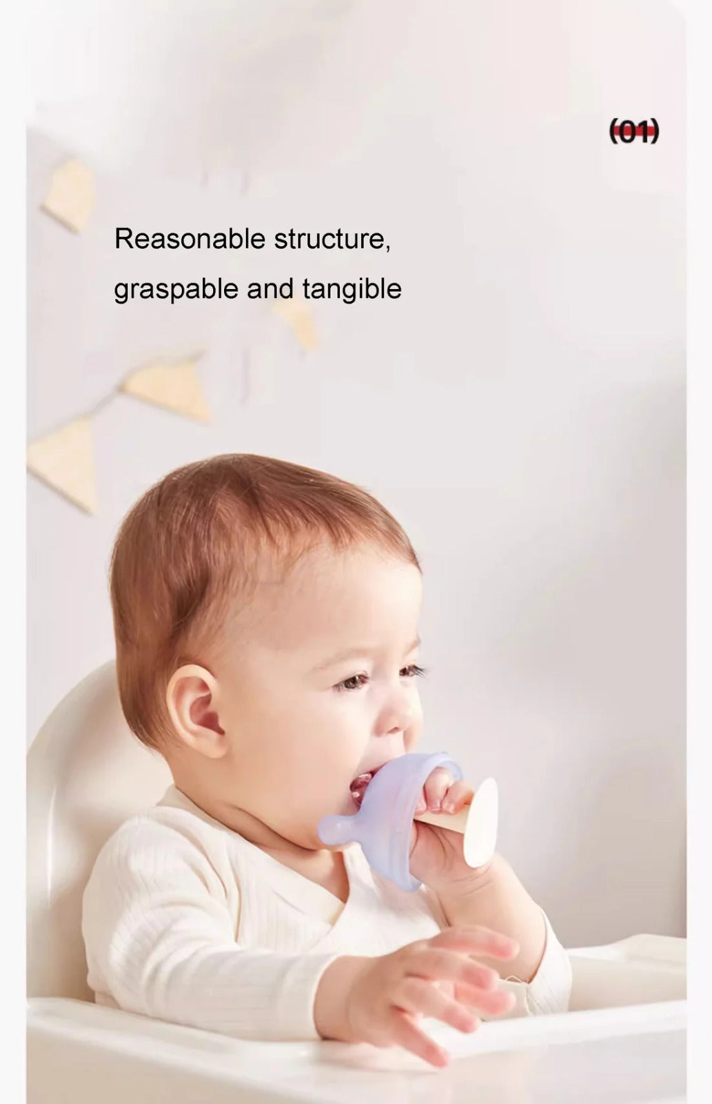 Silicone Mushroom Nipple Baby Chew Teether