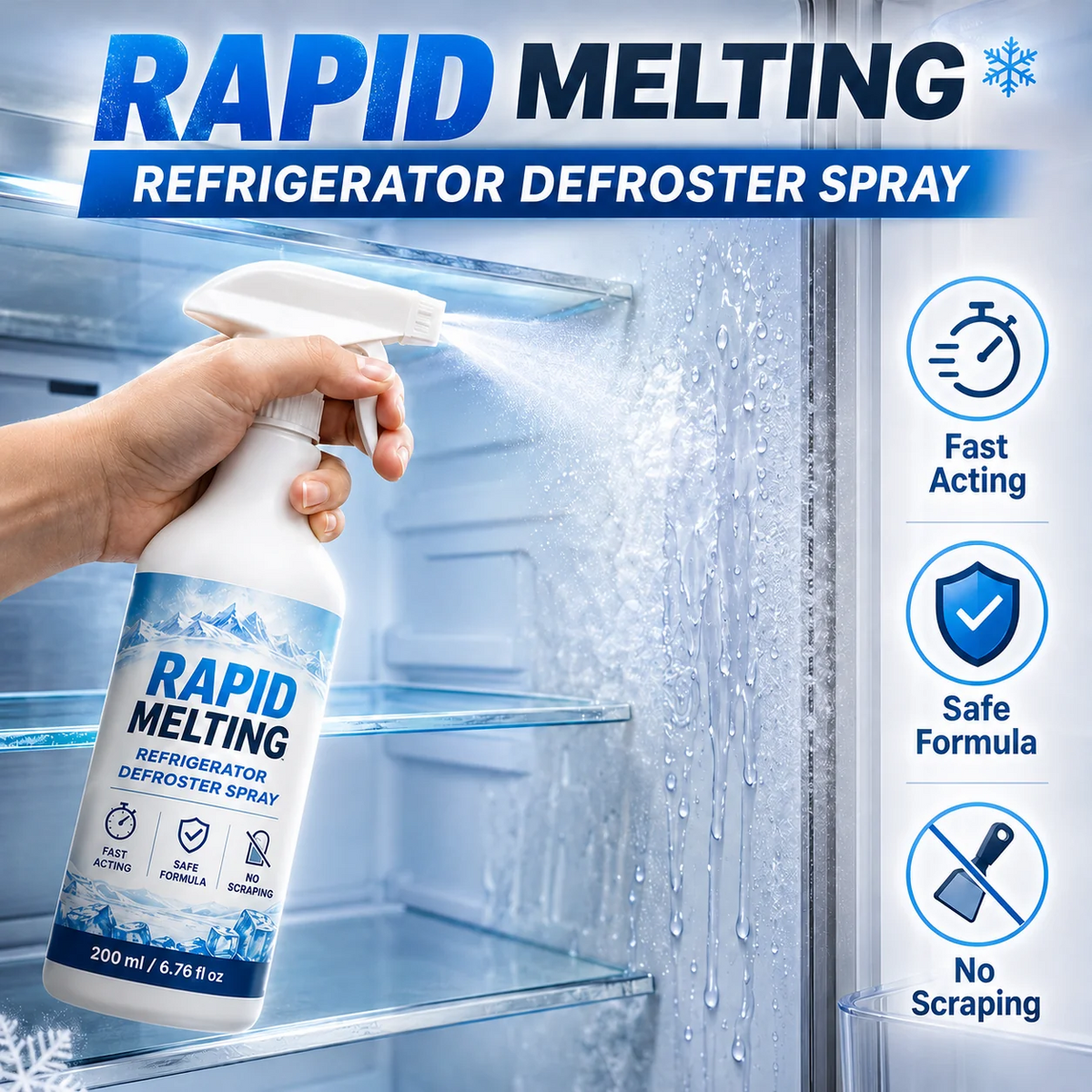 ❄️ QuickDefrost™ Ice Melting Spray
