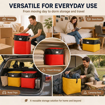 Heavy Duty Foldable Waterproof Storage Bag – Large Space Organizer