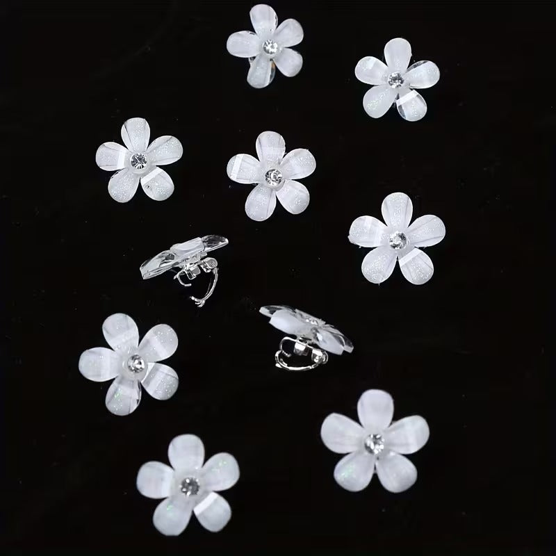 Daisy Charm Hair Clips Set