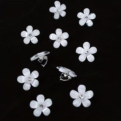 Daisy Charm Hair Clips Set