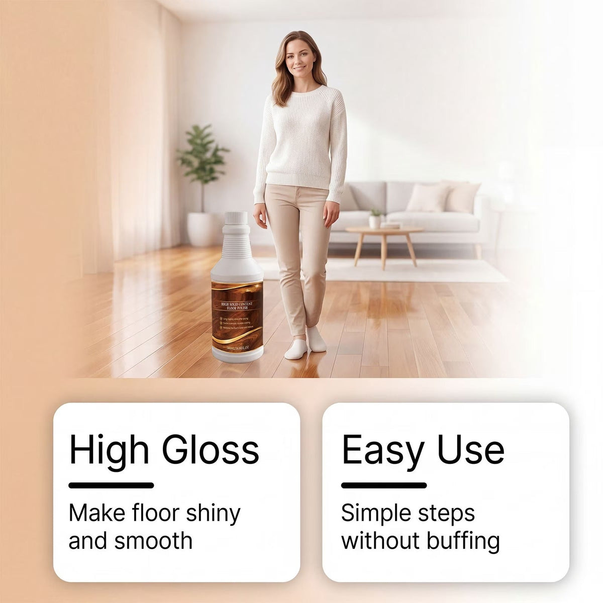 FloorRevive High-Gloss Floor Polish – Restore Shine & Protect Your Floors