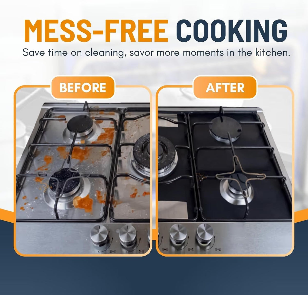 🔥 Smart Stove Protector Cover – Heat Resistant Fiberglass Gas Stove Mat