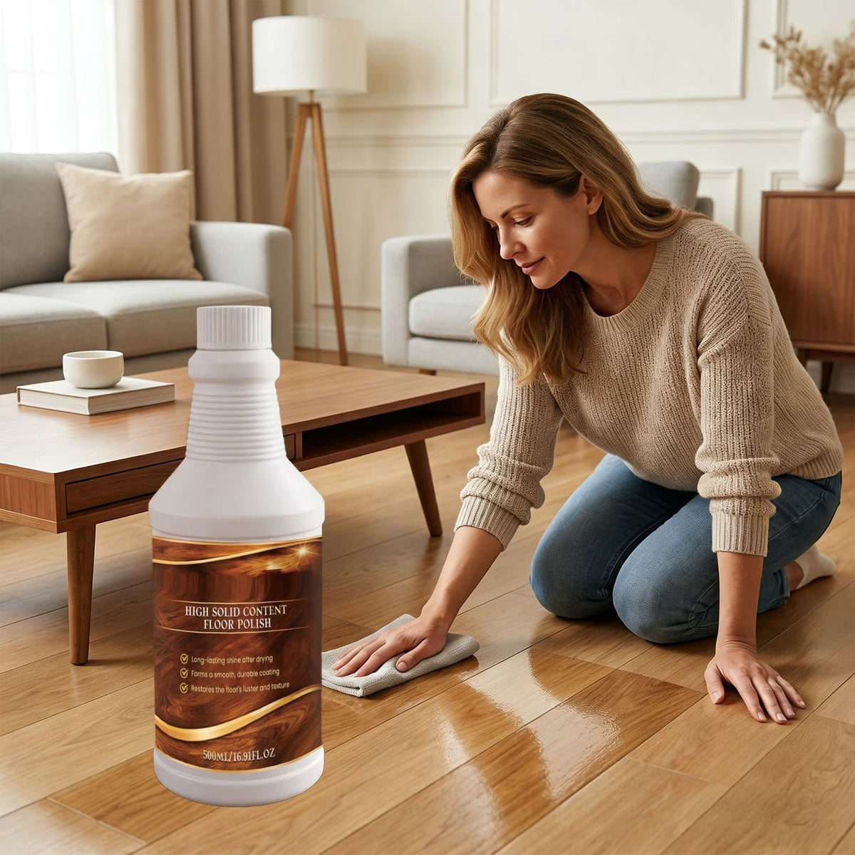 FloorRevive High-Gloss Floor Polish – Restore Shine & Protect Your Floors