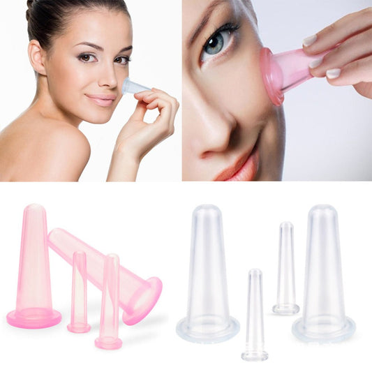 Face Silicone Tool Facial Cupping Massage
