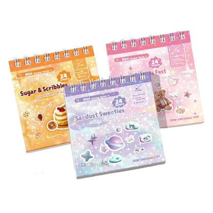 Mini Cute Sticker Book Set