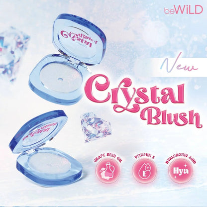 Korean Crystal Glow Color-Changing Blush with Hyaluronic Acid & Vitamin E
