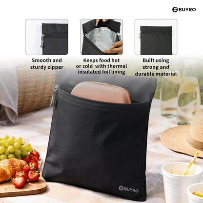 🥗 Leak Proof Insulated Lunch Bag – Freshness On The Go