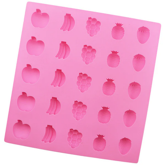 🍓 Silicone Fruit Mold Tray – Ice Cube, Chocolate, Jelly & Candy Making Mould